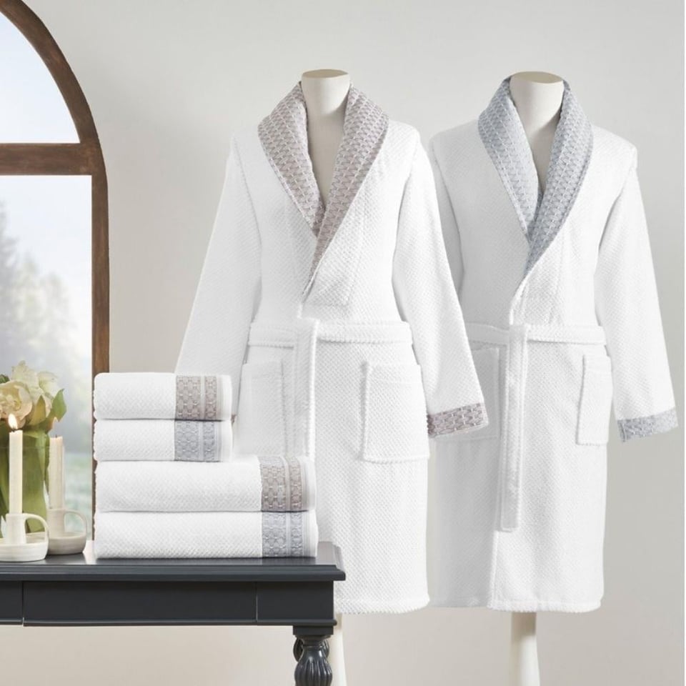 Özdilek Strap Bej-Gri Aile Seti