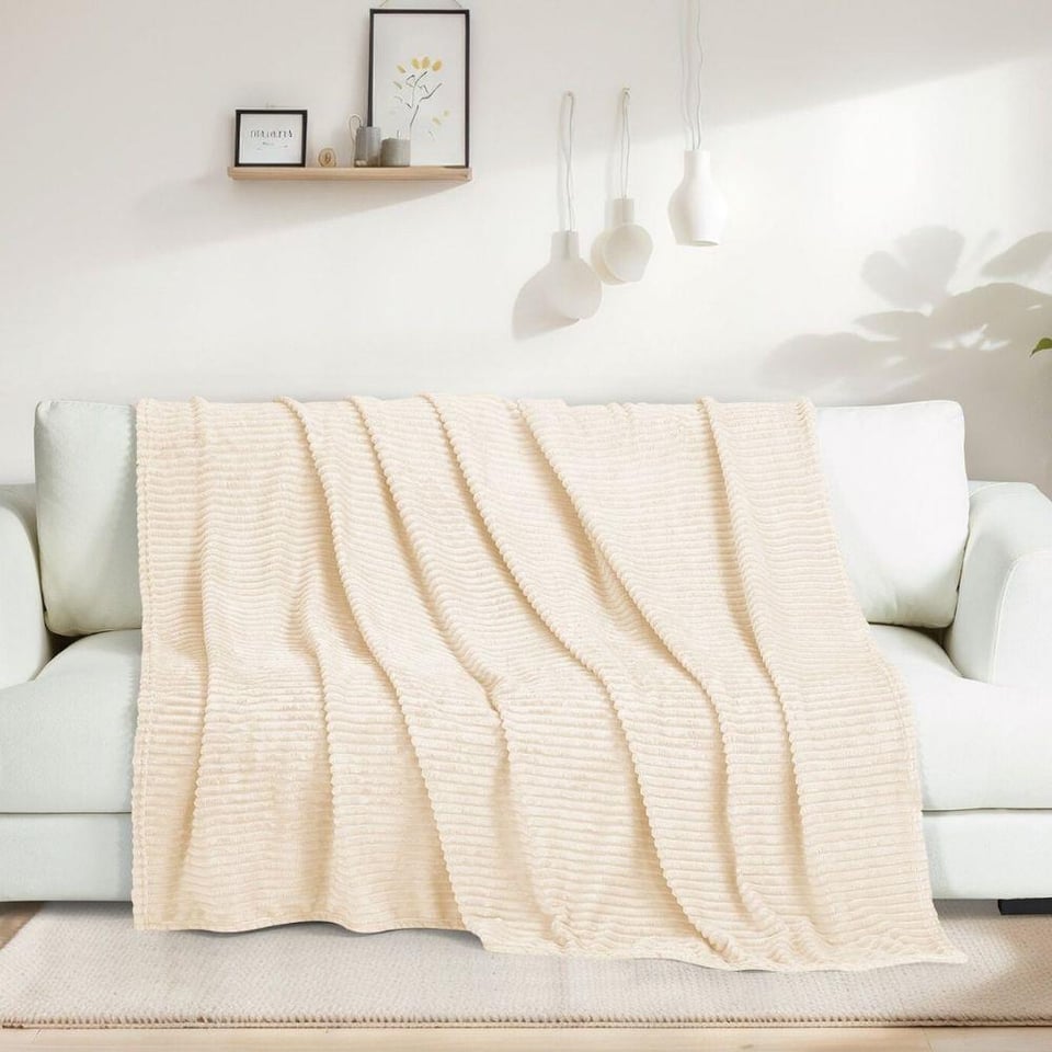 Daintyhome Serra Çok Amaçlı Örtü Bej