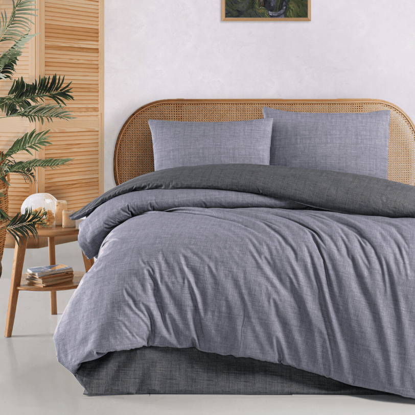 Schafer 3St610-32902 Perry Çift Kişilik Nevresim Takımı 4 Parça (Mor01)