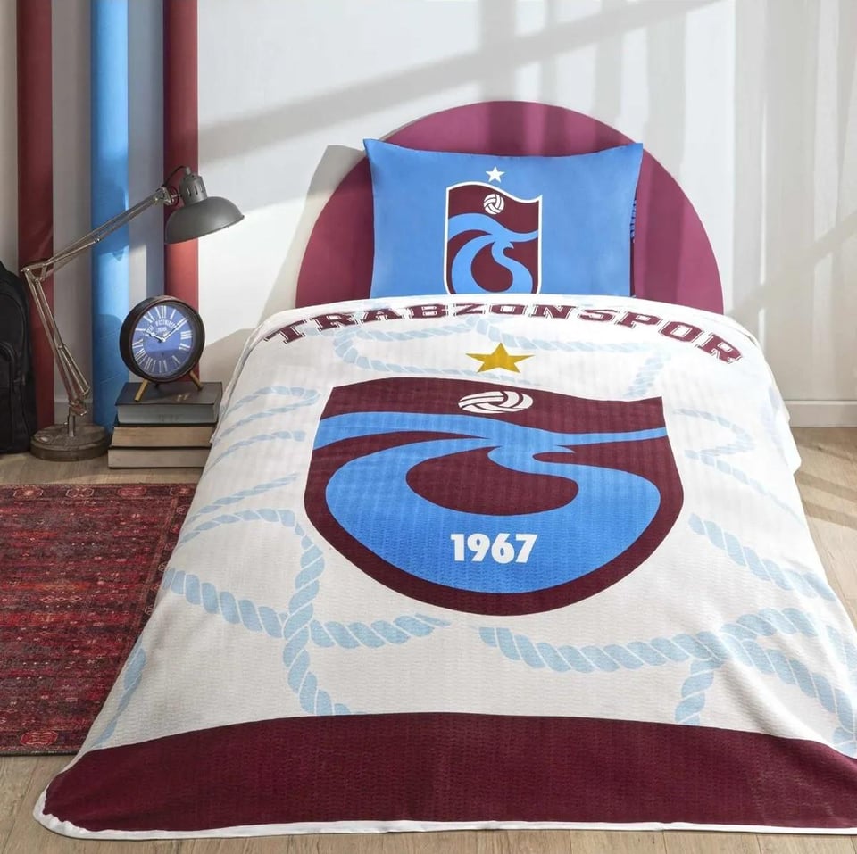 Taç Trabzon Spor Lisanslı Tek Kişilik Pike Takımı