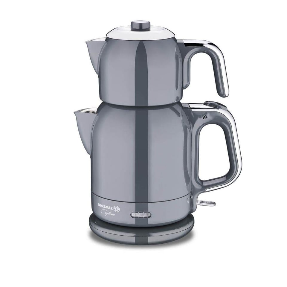 Korkmaz A331-12 Çaytema Elekt. Çaydanlık Cosmica/Krom