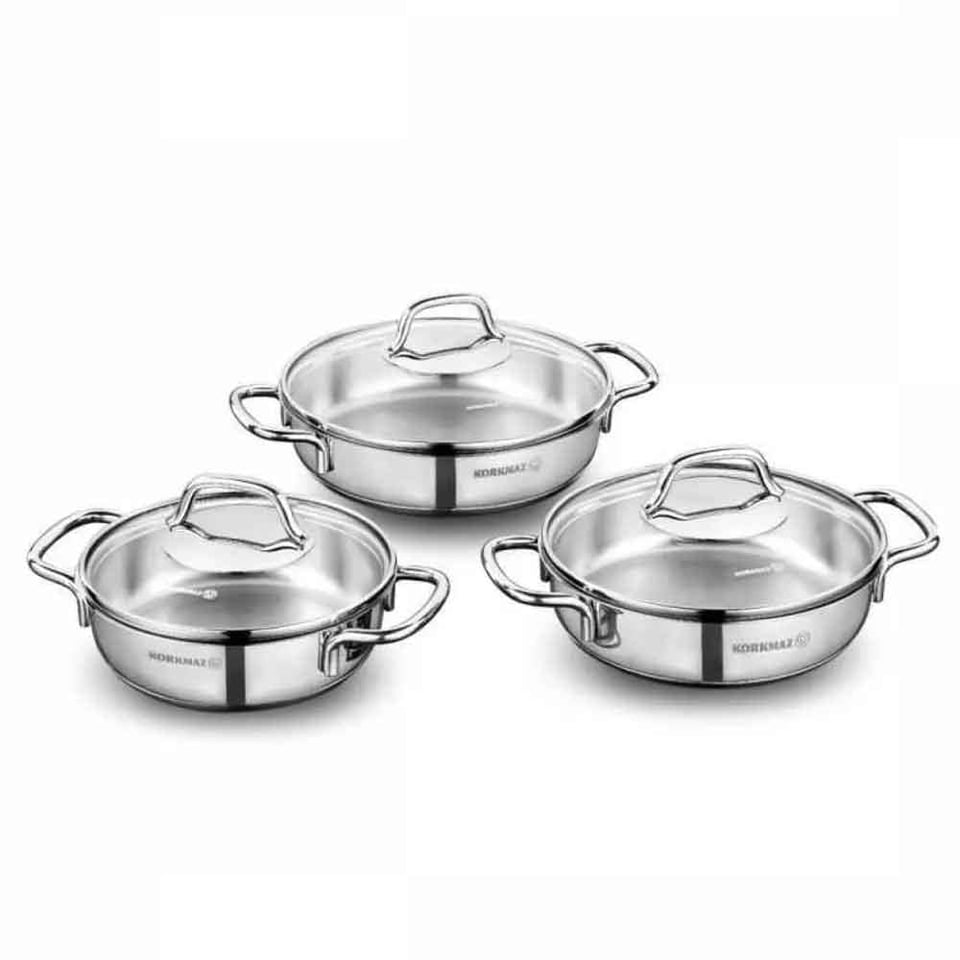 Korkmaz A1675 Perla 6 Parça Omlet Sahan Set