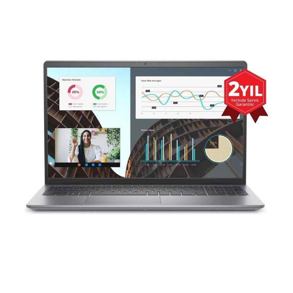 DELL Vostro 3530 N1806PVNB 3530U İ7-1355U 16GB 512GB MX550 15,6 W11