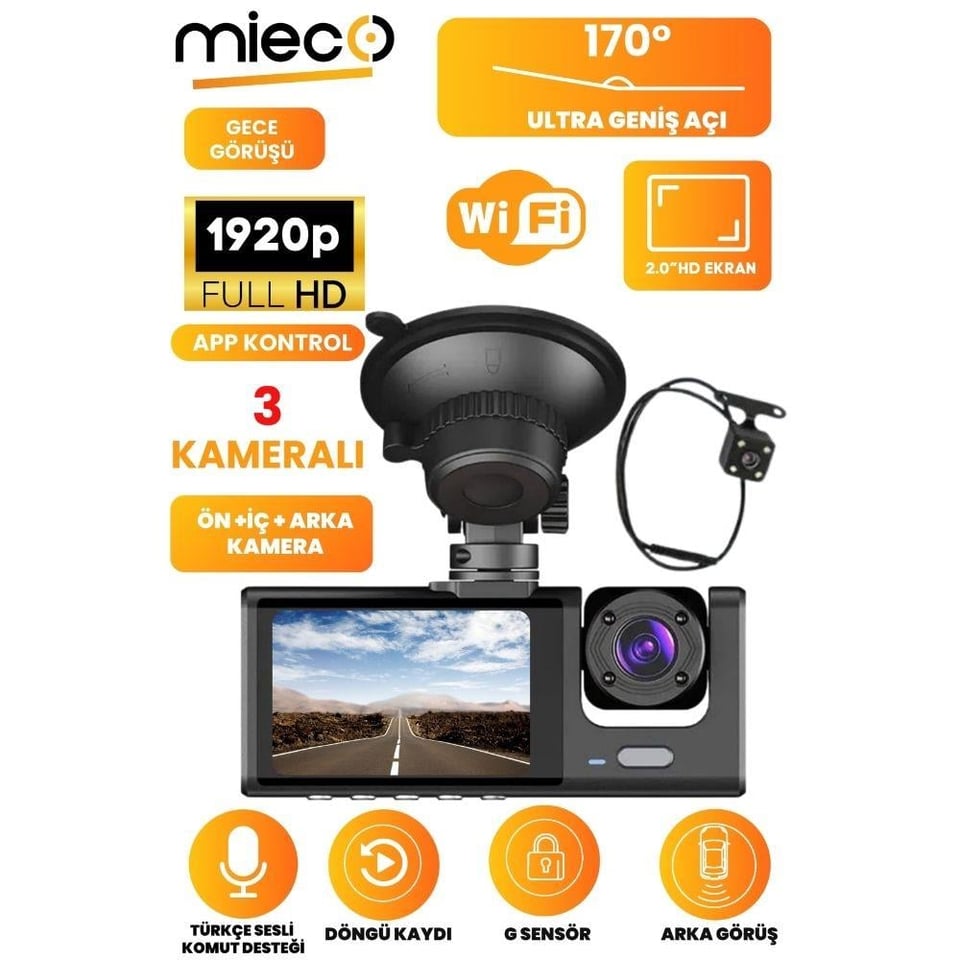 Mieco 1S Araç Kamerası