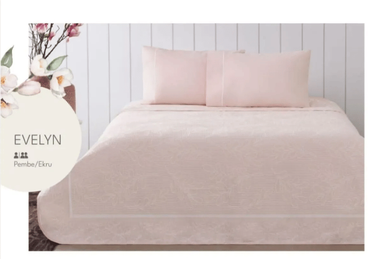 TAÇ EVELYN JAKAR PİKE TAKIMI PEMBE TK 