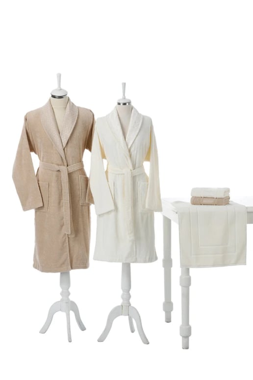 ÖZDİLEK CAMELLIA BEJ-KREM HAPPY SET