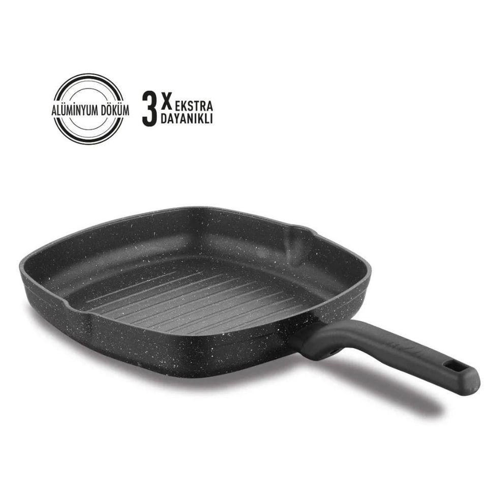 Korkmaz A1120 Ornella Kare Grill Tava 28X28 cm