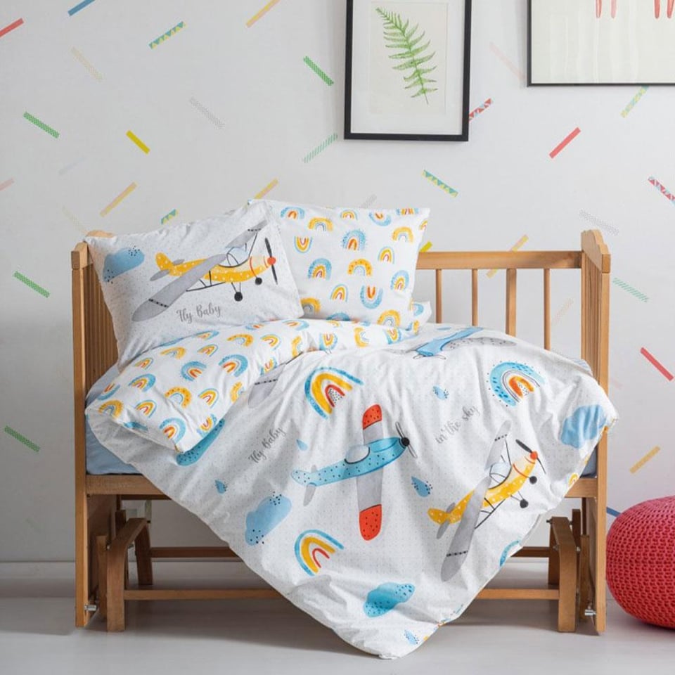 Cotton Box Sky Bebe Nevresim Takımı Mavi