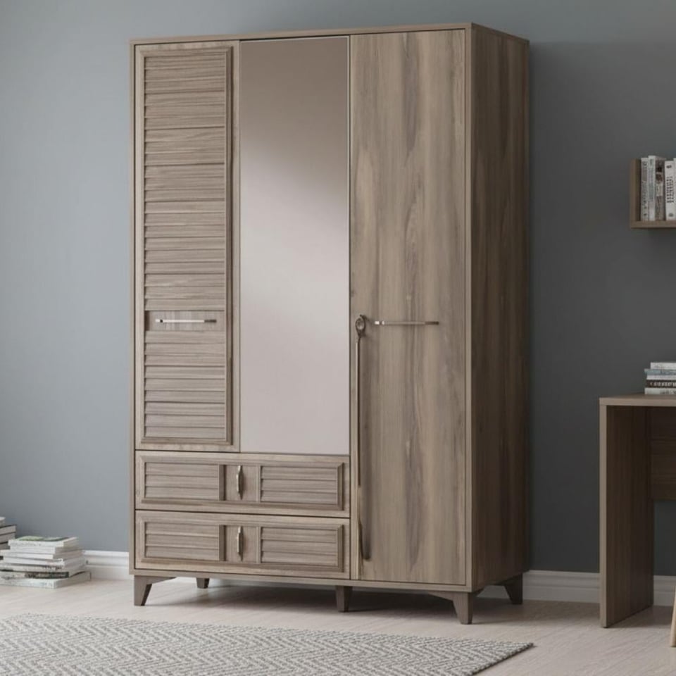 Moi 3 Kapılı Gardırop Zenit