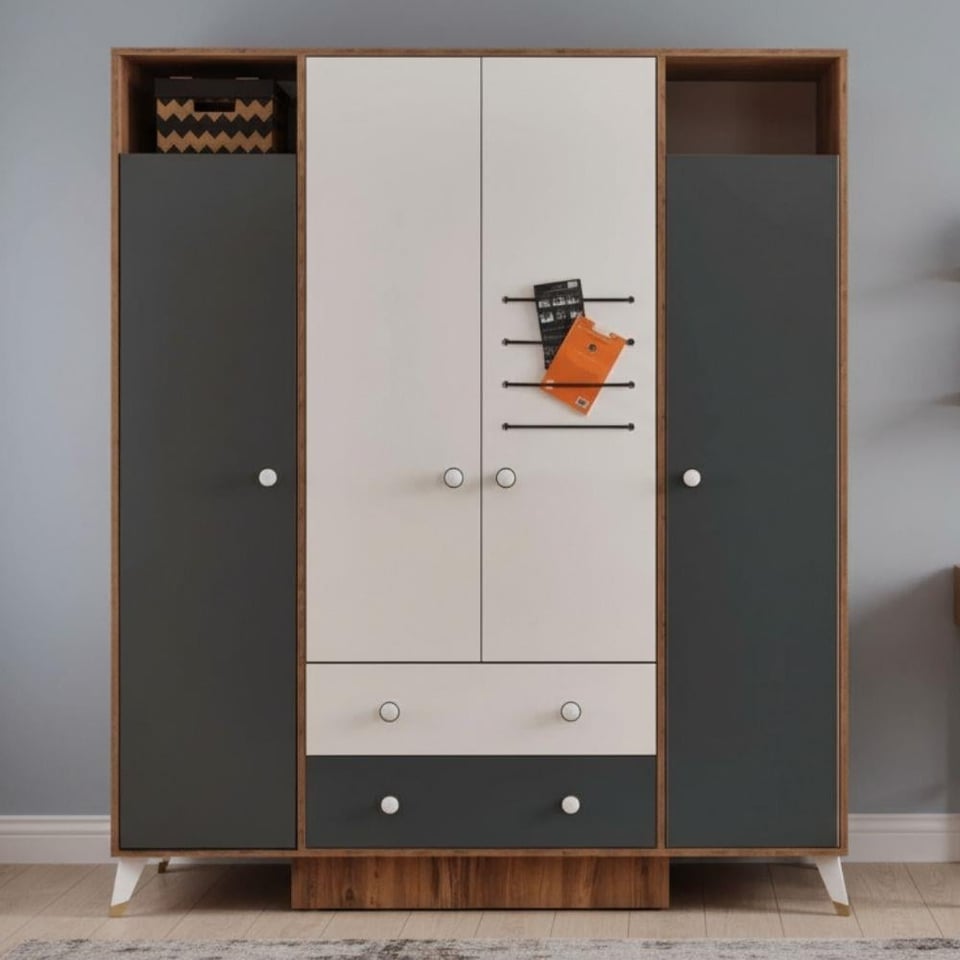 Smart Genç 4 Kapaklı Gardırop