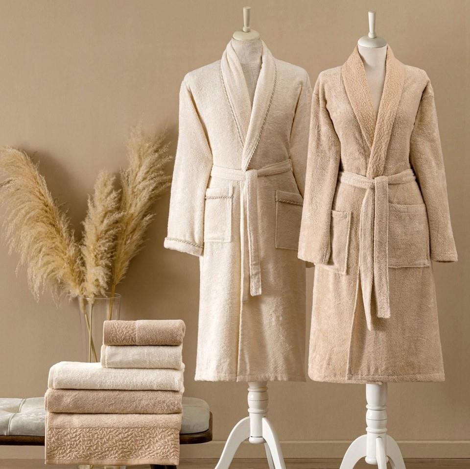 Taç Vista Bambu Bej Ekru  Aile Seti