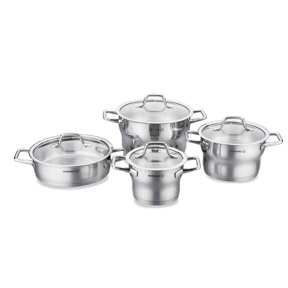 Korkmaz A1957 Festiva 8 Parça Tencere Seti