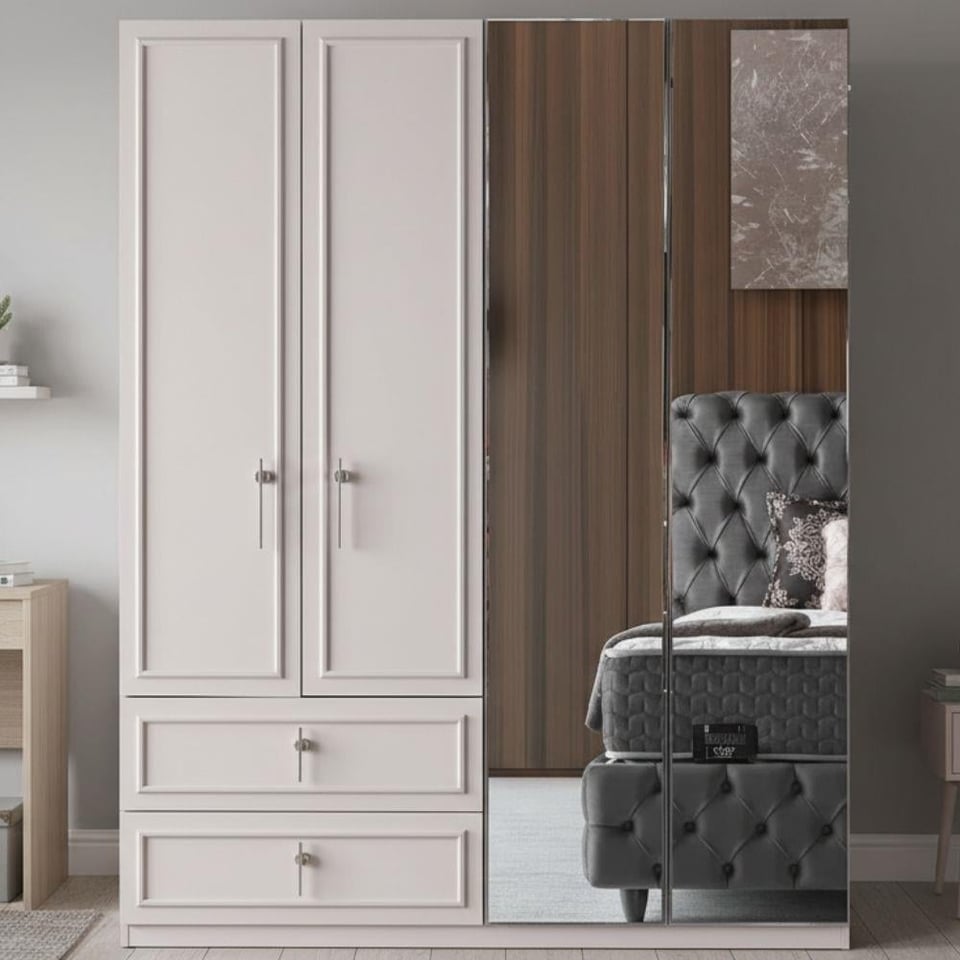 Mabel 4 Kapılı Gardırop