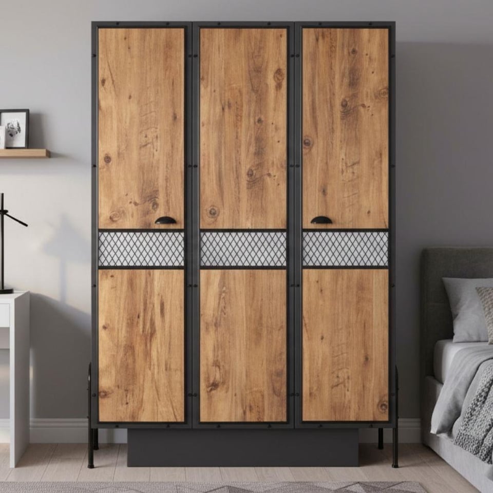 Kanton Genç 3 Kapılı Gardırop