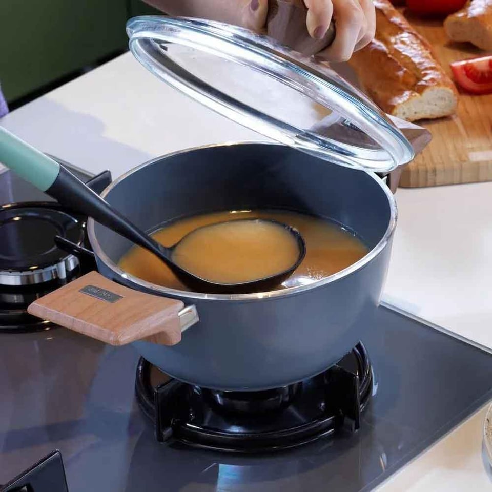 Schafer 1S2037-21001-SIY01 Fiesta Seramik Derin Tencere 20 Cm-Siyah