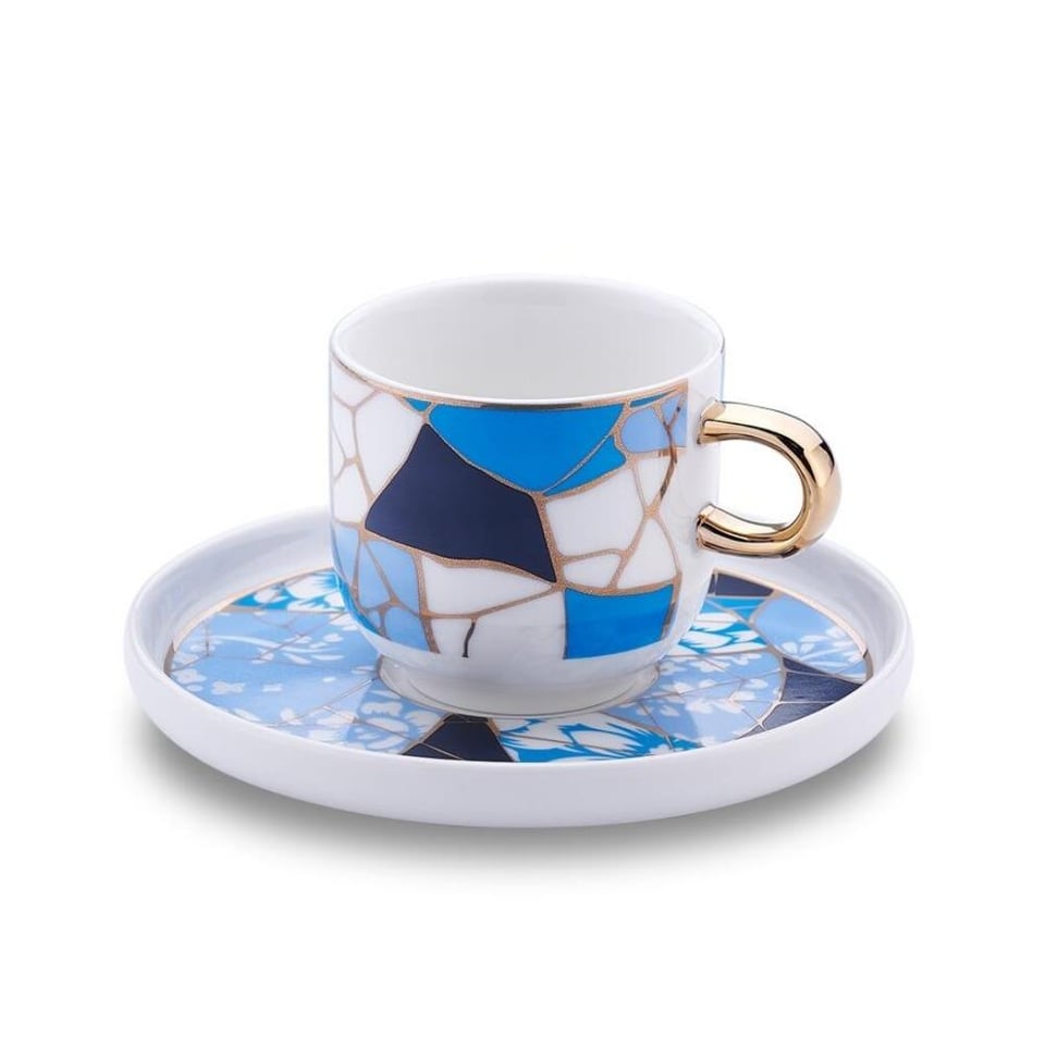 Korkmaz A8669-2 Lidya 4 Parça Kahve Fincan Takımı