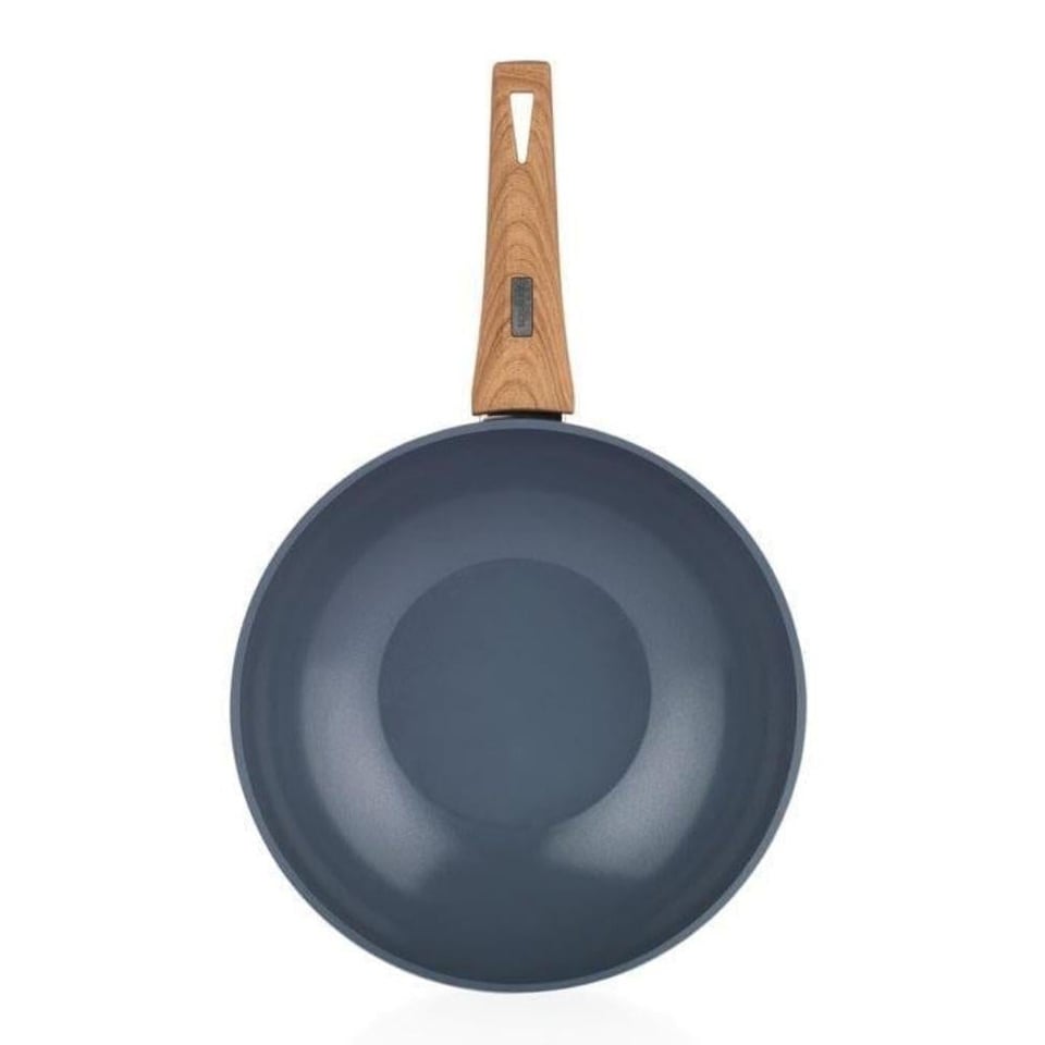 Schafer Fiesta Seramik Wok Tava 28 Cm Parça Siyah