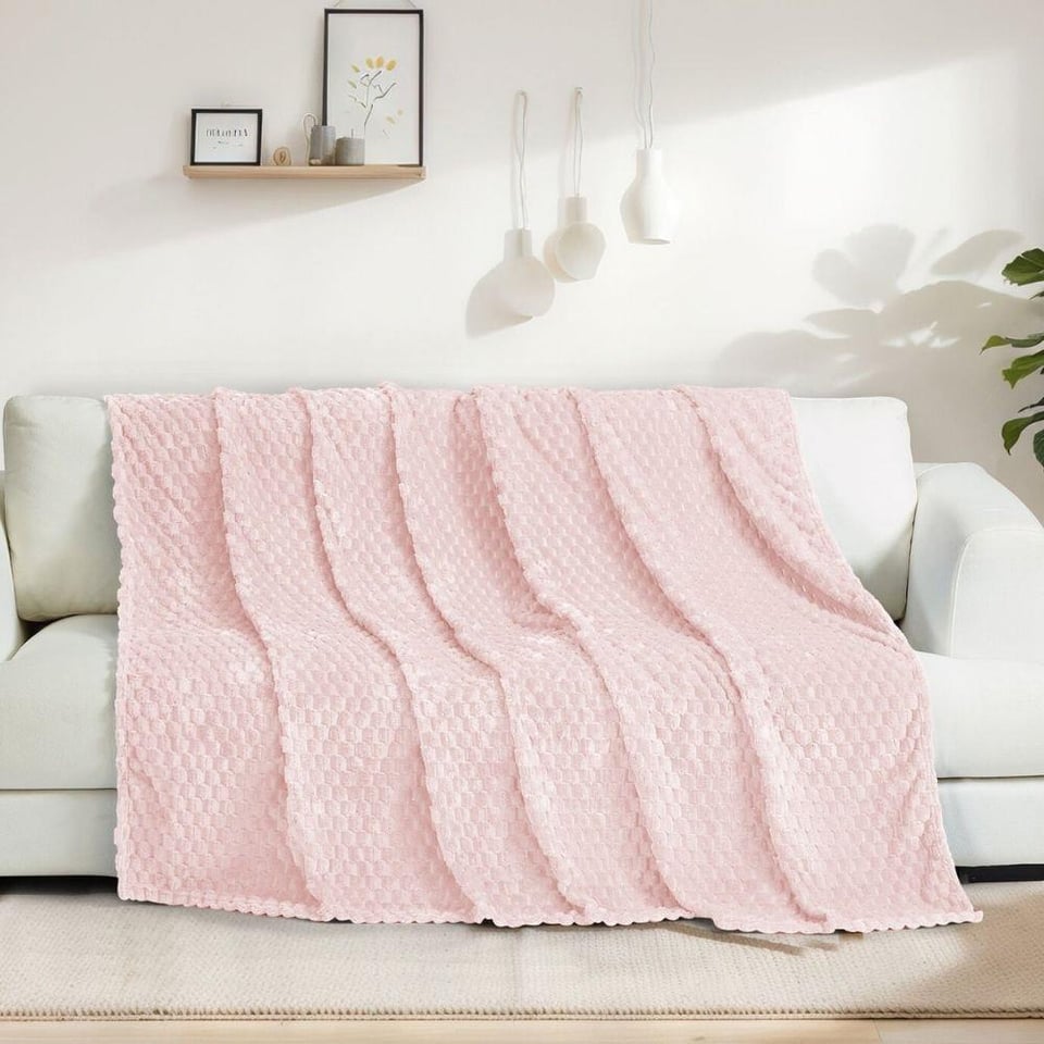 Daintyhome Petek Çok Amaçlı Örtü  Pudra