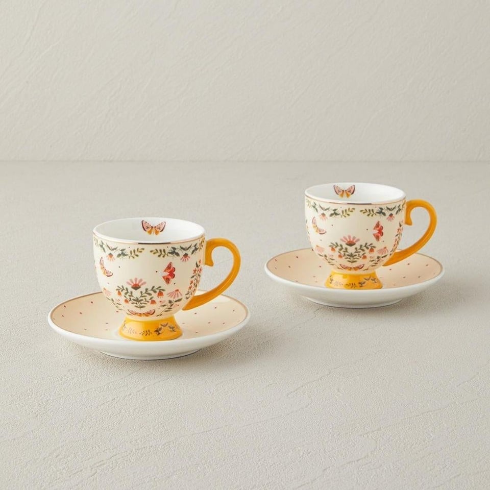 Englısh Home Dipsy Kahve Fincan Takımı Hardal 100 ml