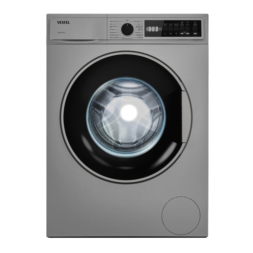Vestel 20267419 9KG 1200 Devir A Enerji İNOX  Çamaşır Makinesi