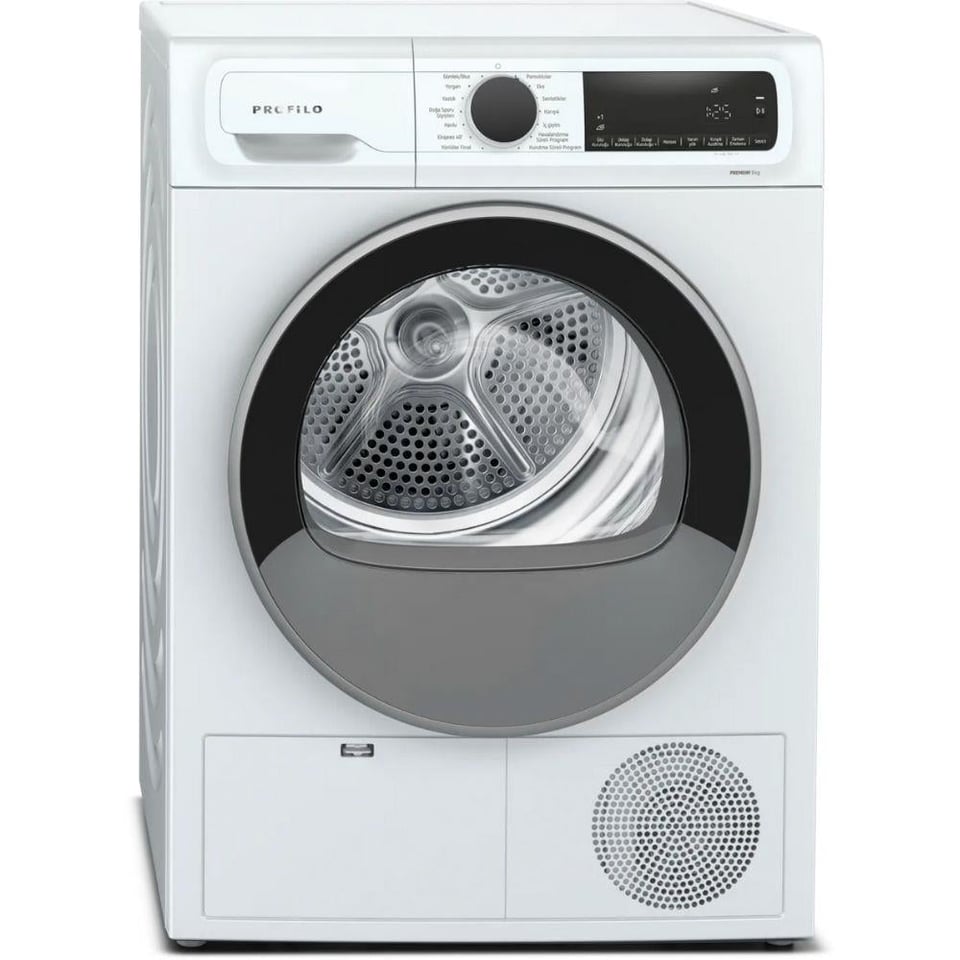Profilo KM9611CTR Beyaz  9 kg Isı Pompalı A++ Enerji Çamaşır Kurutma Makinesi