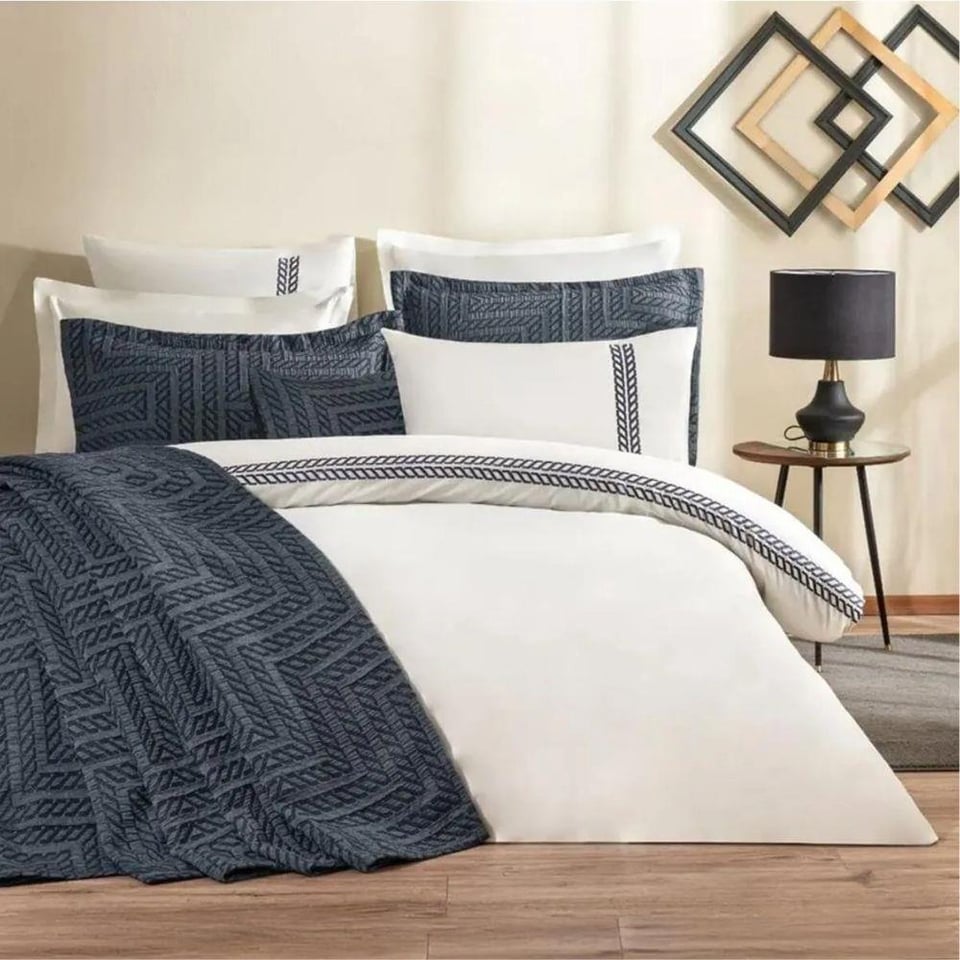Özdilek Çift Kişilik Maze Nevresim Takımlı Yatak Örtüsü