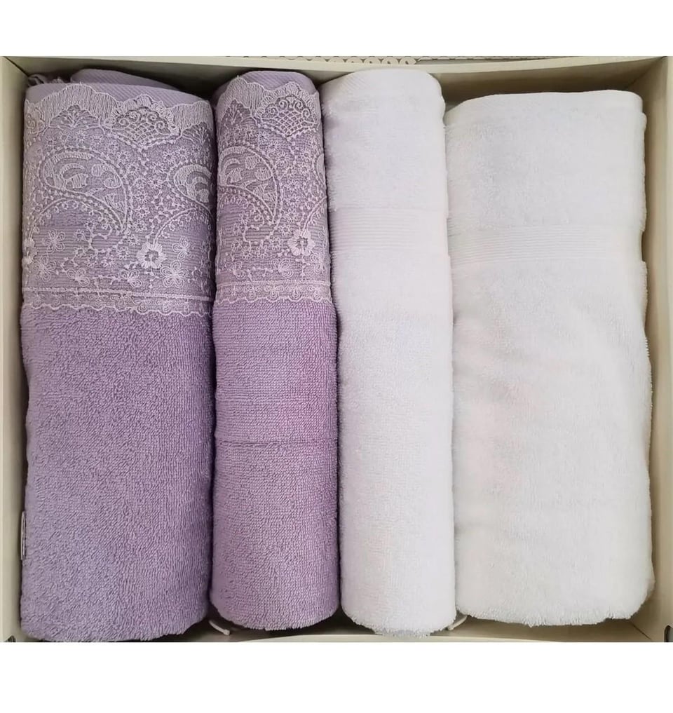 ÖZDİLEK FIDELYA KREM LILA BEST SET 