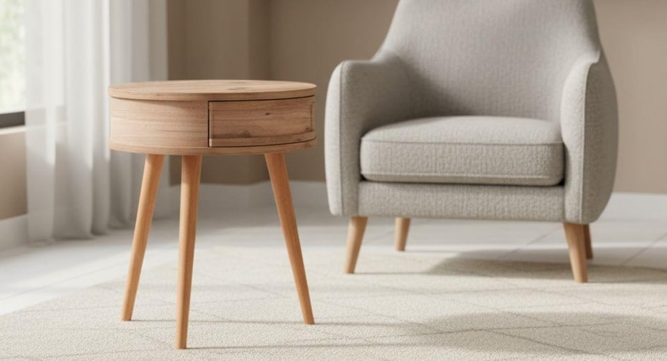 YK-9481 Yuvarlak Komot Atlantik Çam