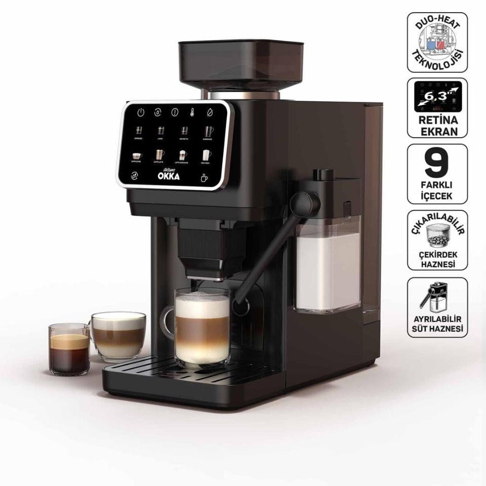 Bekleyen Urun Katalogu Arzum Arzum OK0042-0400 Okka Barısta Pro Otomatik Espresso Makinesi