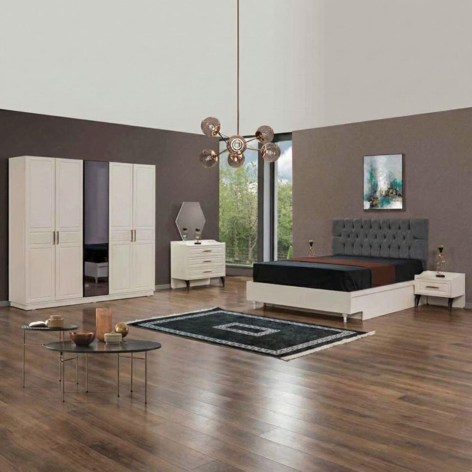 Yatak Odası Takımı Dardason Asil Başlıklı 5 Kapılı Yatak Odası Takımı Aytaşı