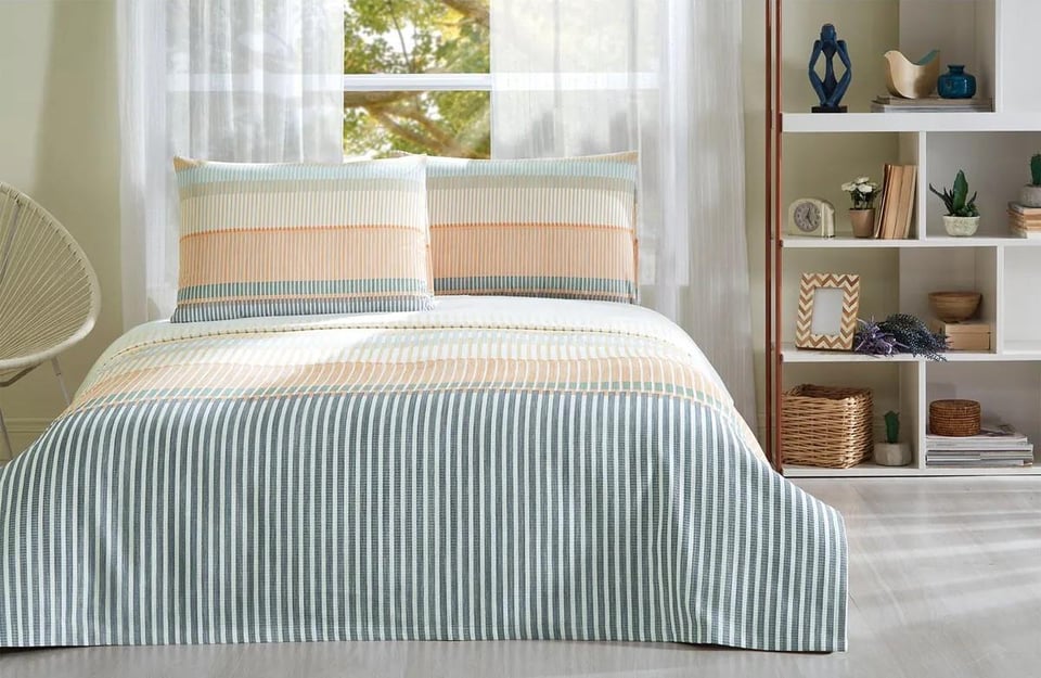 ÖZDİLEK RF TURUNCU LADDER TEK KİŞİLİK PİKE TAKIMI