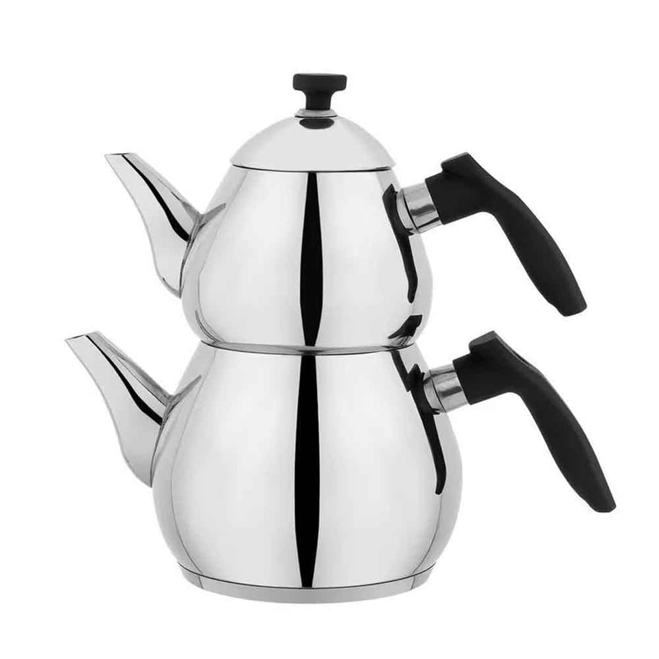Schafer 1S7002-15001-SIY02 Tea Chef Orta Boy Çaydanlık Takımı 4 Parça-Siyah