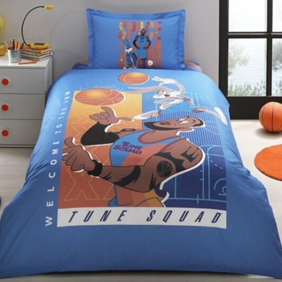 Özdilek Space Jam Lebron Tek Kişilik Lisanslı Çocuk Nevresim Takımı