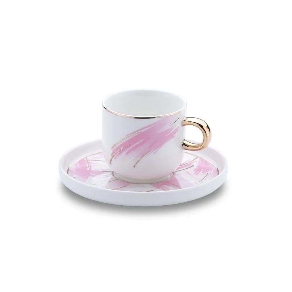 Korkmaz A8669 Lidya 4 Parça Kahve Fincan Takımı