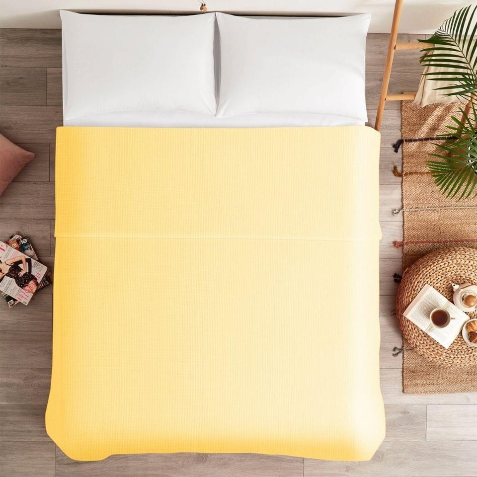 Özdilek Colourist Çift Kişilik Pike  Açık Sarı