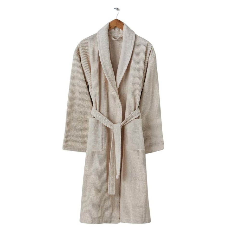 Englısh Home Summer Bej Pamuklu Bornoz S-M