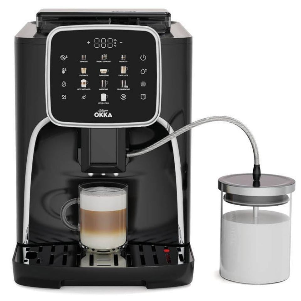 Arzum OK0028-05 Okka Espresso Pro M Tam Otomatik Espresso Makinesi-Krom