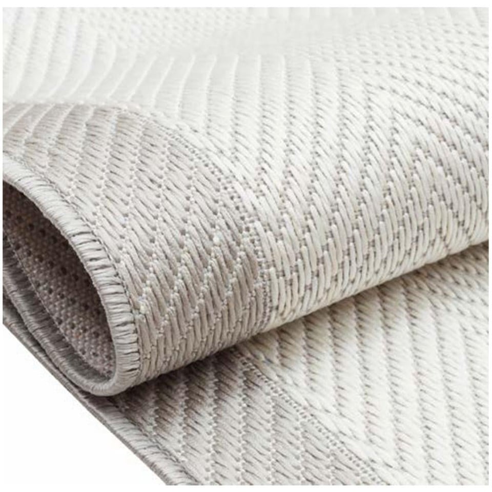 Makine Halısı Daintyhome Dainty Home Liza Sisal 9031B Beyaz Gri 160*230 3,68 m2
