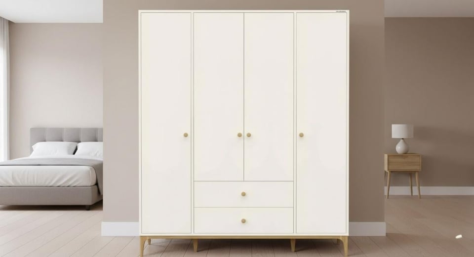 Bismot Polo 4 Kapaklı Gardırop 