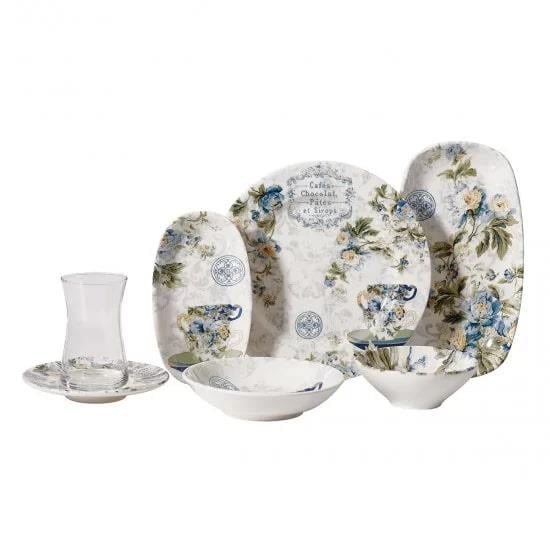 Korkmaz A8743 Doğa Coll.26 Parça Kahvaltı Takımı