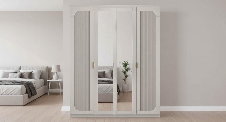 Kanyon 4 Kapılı Gardırop Vario Vizon