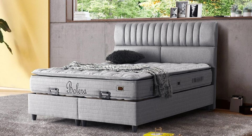 Bolera 150'lik Baza Başlık Yatak Set