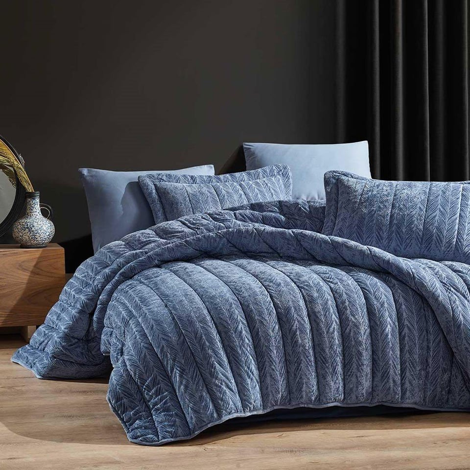 ELART VELVET COMFORT SET MAVİ 01.01.01.03.047.19