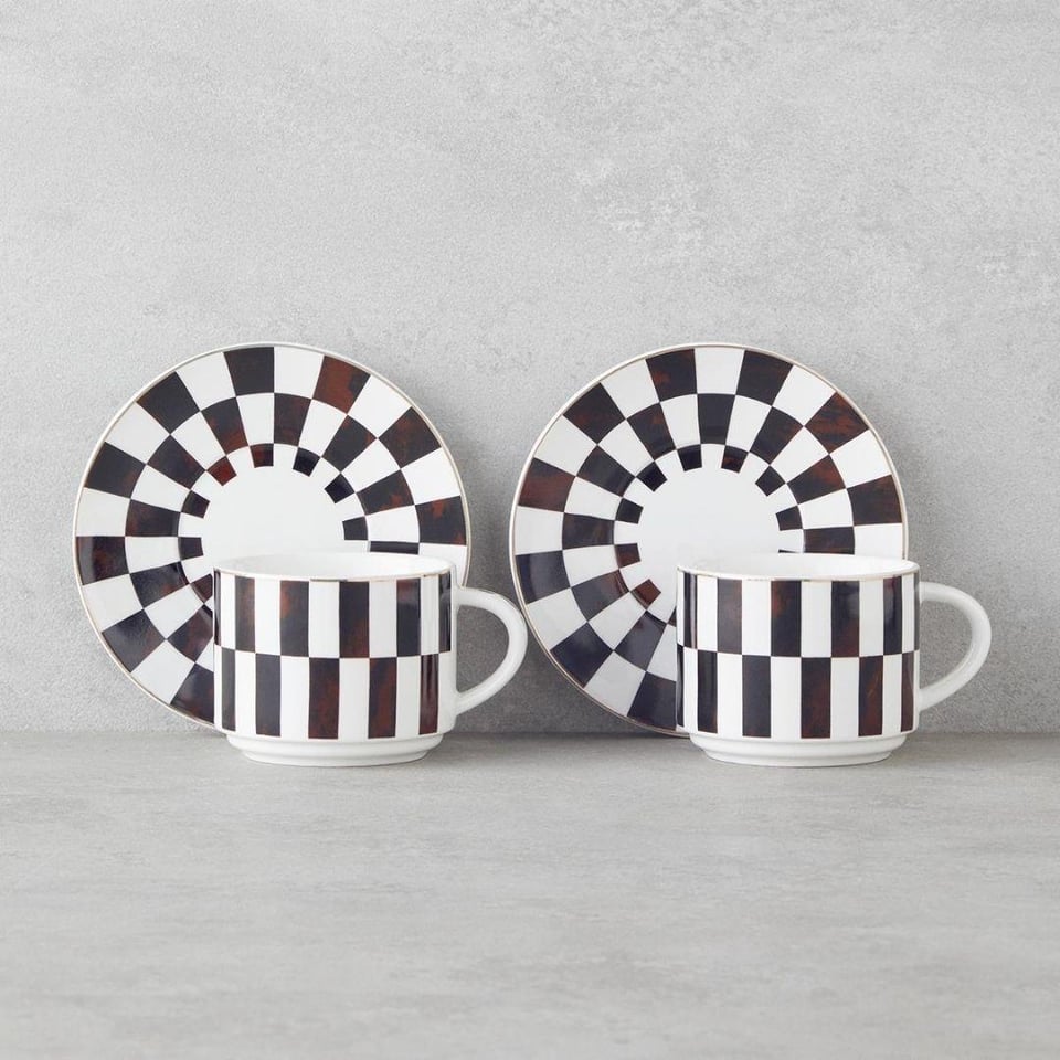 Bekleyen Urun Katalogu English Home English Home Emberly Çay Fincanı Takımı 230 ml Kahver