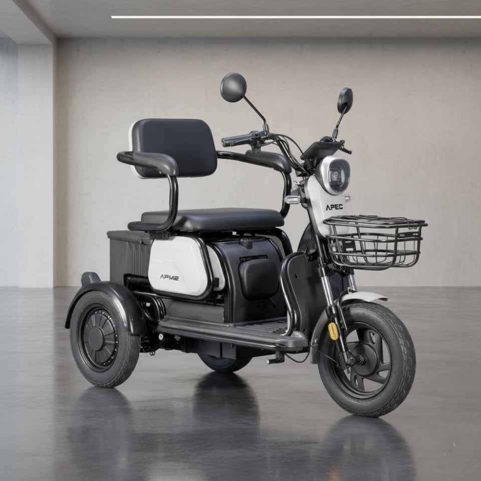 Apec APM2 3 Tekerlekli Elektrikli Motosiklet (1000 W)