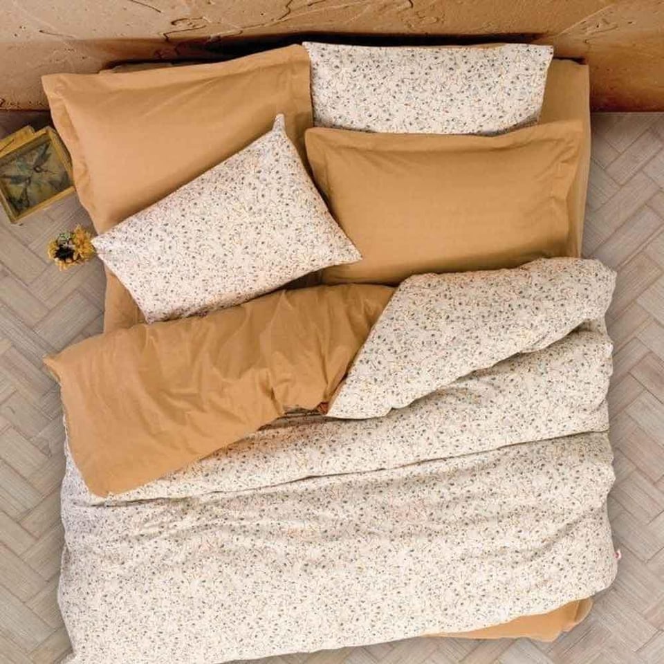 Cotton Box Petite Çift Kişilik Nevresim Takımı Posy Bej