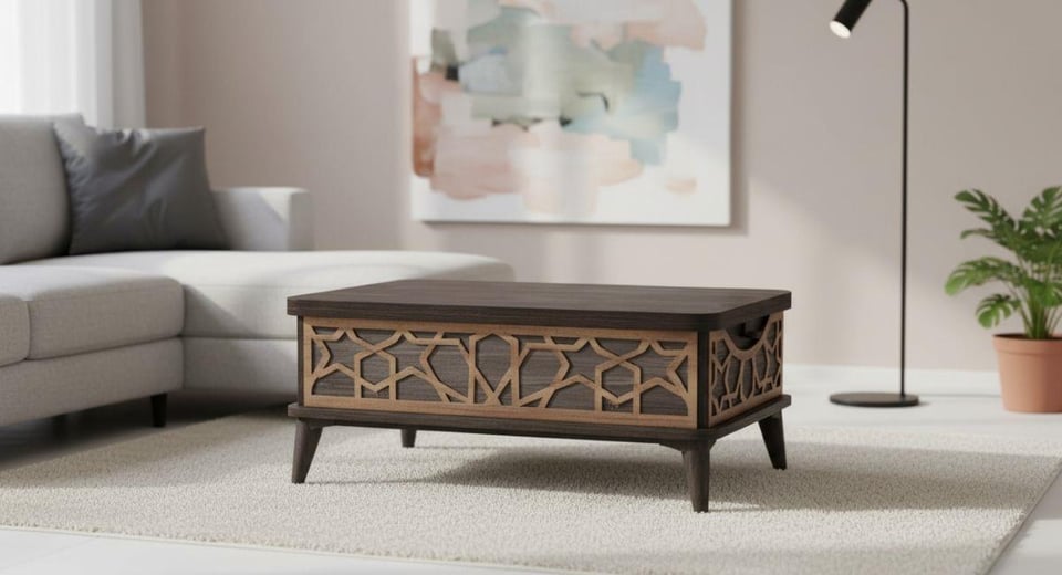 Ada Çekmeceli Sihirli Sehpa Rebap AC-9505