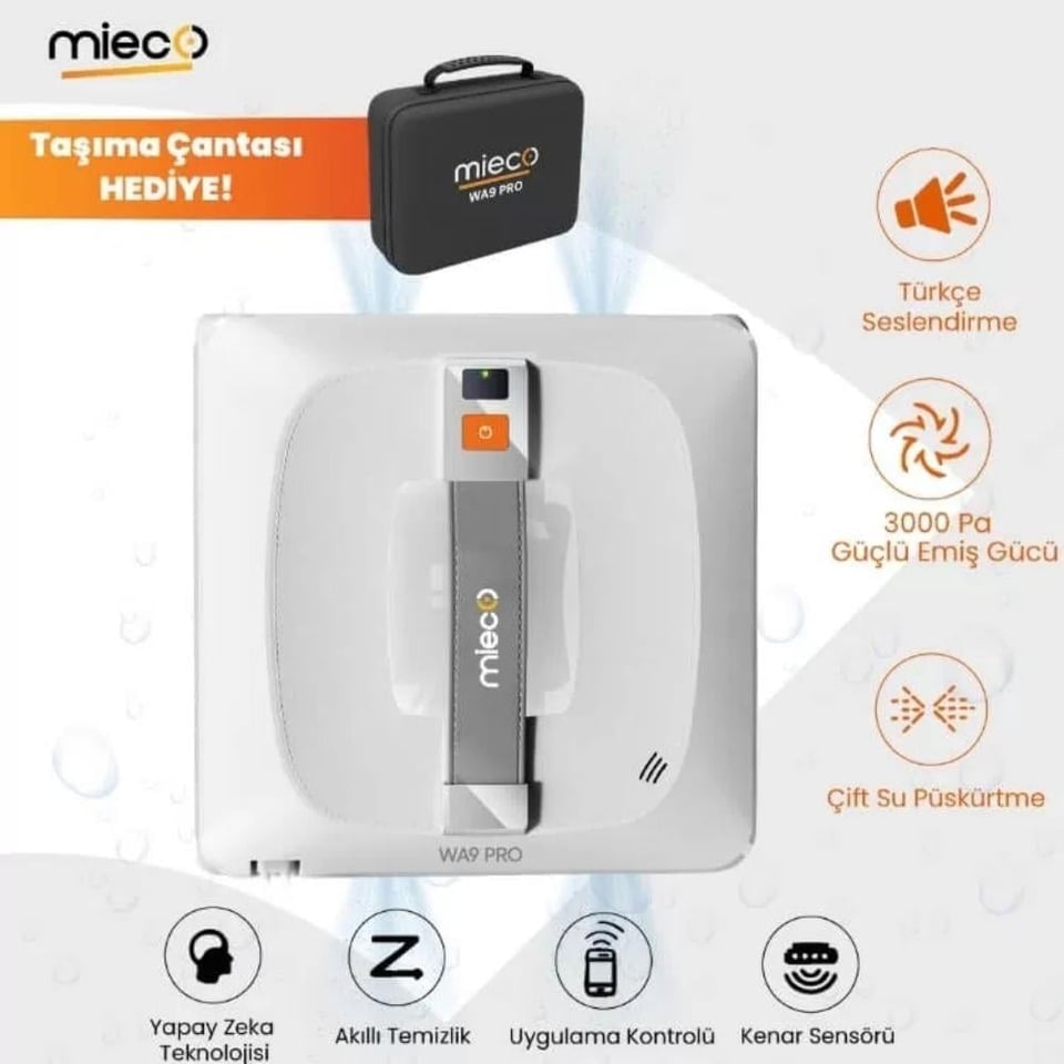 Mieco WA9 Cam Silme Robotu