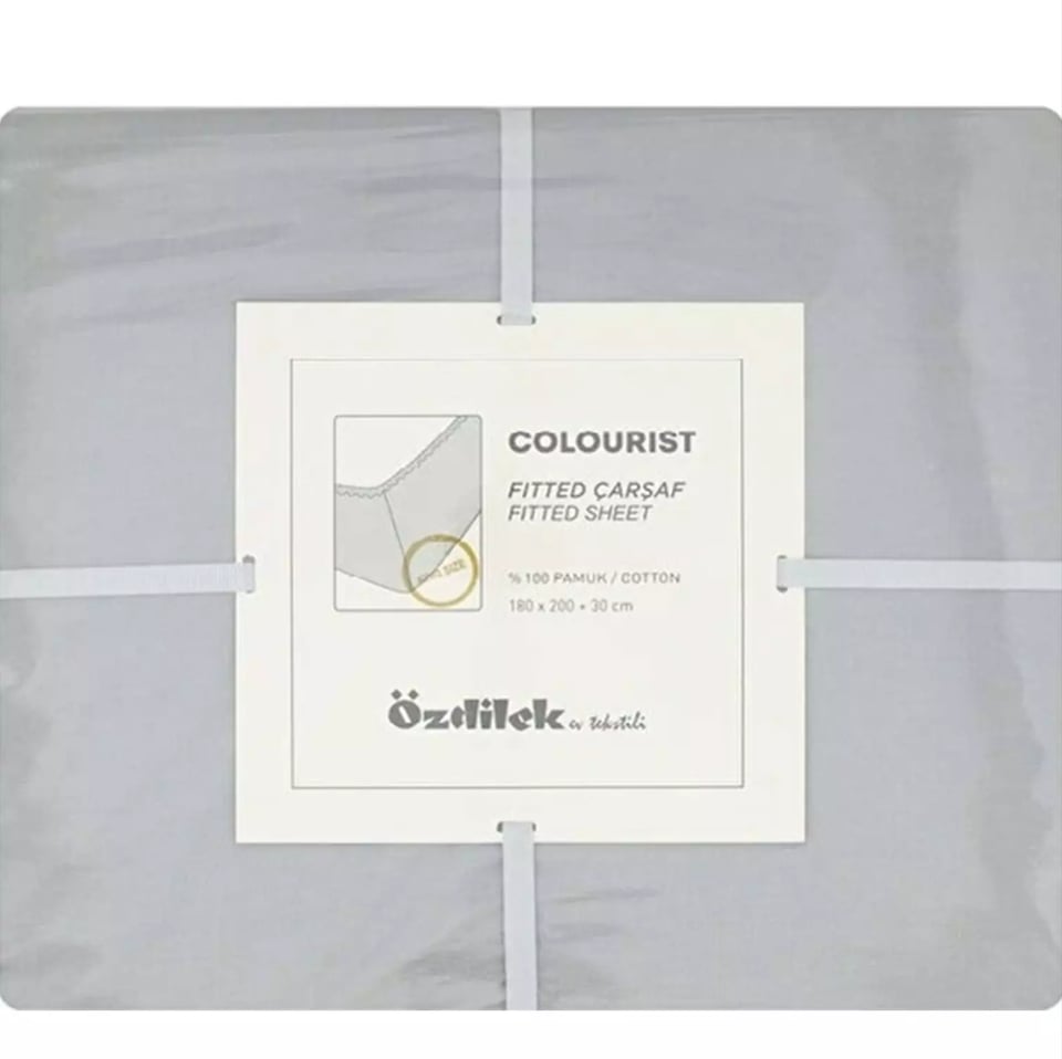ÖZDİLEK FITTEN YST. RF 180X200 GUMUS COLOURIST CARSAF 8697353606991