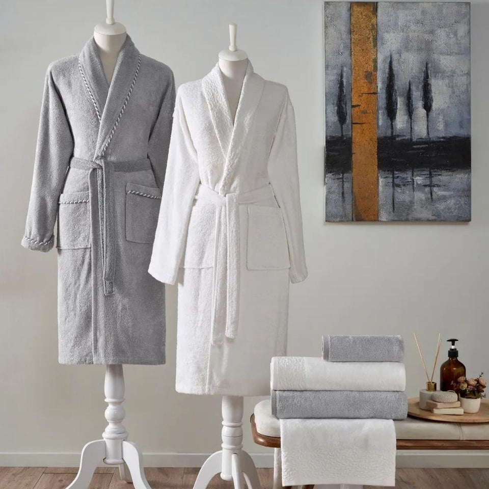 Taç Vista Bambu Aile Seti Beyaz Gri